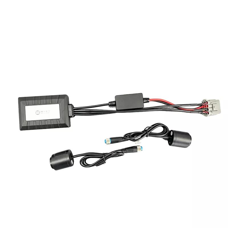 Dual-Lens Motorcykel Dash Cam med TV-udgang